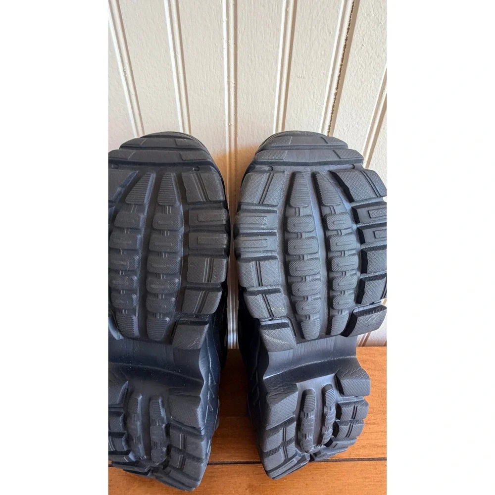 Niluber High Rise Black Chunky Sneaker Women's Size 9‎ Lightweight Non-Slip